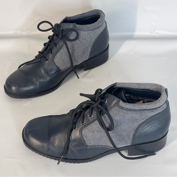 Sporto Shoes - SPORTO Women’s 6 Blue Lace Up Ankle Boot Shoe